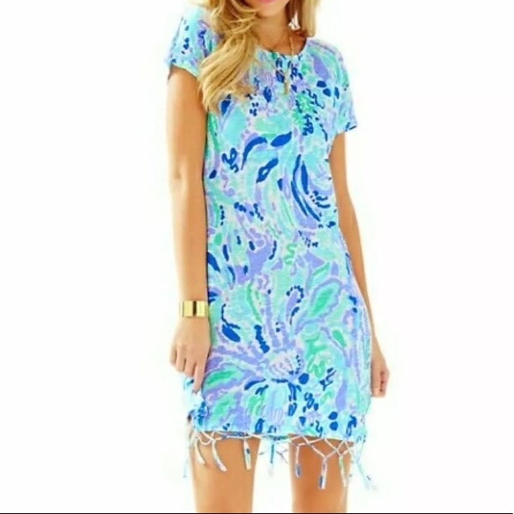 Lilly Pulitzer Beachcomber Dress Nice Ink